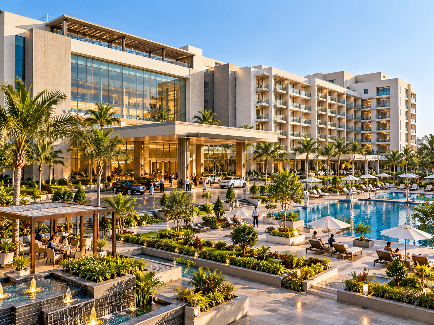 Hotel water recycling systems